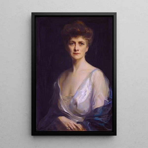 Mme John W Davis née Ellen G Bassel - Philip Alexius de László — oprawiony obraz na ścianie