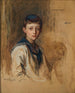Portret Fredegraza Augusta Grefa z Rantzau 1895-1945 dziecko w stroju marynarza - Philip Alexius de László — widok dzieła