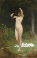 Une nymphe des bois - Philip Hermogenes Calderon — widok dzieła