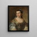 Portret Marie-Thérèse Borrekens - Philip Joseph Tassaert — oprawiony obraz na ścianie