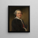 Portret Franciscus Joannes Moretus - Philip Joseph Tassaert — oprawiony obraz na ścianie