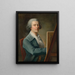 Autoportret - Philipp Friedrich von Hetsch — oprawiony obraz na ścianie