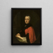 Portret hrabiny Anny Franceski Therese - Philipp Haller — oprawiony obraz na ścianie