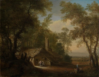 Philipp Hieronymus Brinckmann - Bauernhaus zwischen Bumen im Mittagslichtca 17431745.webp