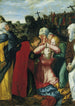 La Vierge Marie et les pleureuses à la Crucifixion - Philipp Uffenbach — widok dzieła