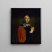 Portret Germain Pitre, prokuratora Miasta Paryża 1641-1654 - Philippe de Champaigne — oprawiony obraz na ścianie