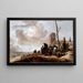 Scena nadmorska - Philips Wouwerman — oprawiony obraz na ścianie