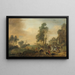 Polowanie na jelenia - Philips Wouwerman — oprawiony obraz na ścianie