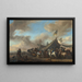 wojskowy - Philips Wouwerman — oprawiony obraz na ścianie