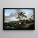 Zatrzymanie polowania - Philips Wouwerman — oprawiony obraz na ścianie