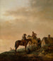 Zatrzymanie jeźdźców - Philips Wouwerman — widok dzieła