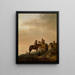 Zatrzymanie jeźdźców - Philips Wouwerman — oprawiony obraz na ścianie