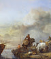 Lądowanie statku - Philips Wouwerman — widok dzieła