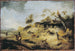 Piaszczysta plaża z podróżnikami - Philips Wouwerman — widok dzieła