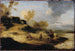 Piaszczyste wydmy z postaciami - Philips Wouwerman — widok dzieła