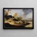 Piaszczyste wydmy z postaciami - Philips Wouwerman — oprawiony obraz na ścianie