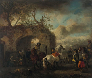 L'École d'équitation - Philips Wouwerman — widok dzieła