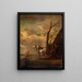Le lieu de repos - Philips Wouwerman — oprawiony obraz na ścianie
