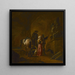 Podróżnicy w jaskini - Philips Wouwerman — oprawiony obraz na ścianie