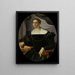 Portret kobiety - Pier Francesco Foschi — oprawiony obraz na ścianie