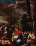 Święty Jan Chrzciciel głoszący - Pier Francesco Mola — widok dzieła