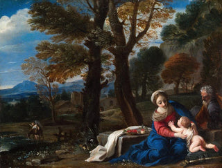 Pier Francesco Mola - The Rest on the Flight into Egypt.webp