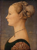 Portret młodej dziewczyny - Piero del Pollaiolo — widok dzieła