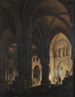 Wewnętrzny obraz kościoła Świętych-Niewiniątek - Pierre-Antoine Demachy — widok dzieła
