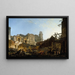 La Foire Saint-Germain po pożarze z nocy z 16 na 17 marca 1762 roku - Pierre-Antoine Demachy — oprawiony obraz na ścianie