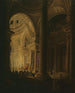 Le sarcophage de Jean - Jacques Rousseau exposé au Panthéon, 20 vendémiaire an III, 11 octobre 1794 - Pierre - Antoine Demachy — widok dzieła