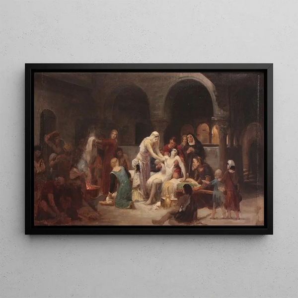PierreAuguste Cot - Sainte Elisabeth de Hongrie soignant les malades.webp