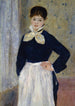 Une serveuse au restaurant Duval - Pierre-Auguste Renoir — widok dzieła