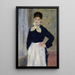 Une serveuse au restaurant Duval - Pierre-Auguste Renoir — oprawiony obraz na ścianie