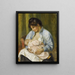 Kobieta karmiąca dziecko - Pierre-Auguste Renoir — oprawiony obraz na ścianie
