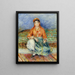 Algerka dziewczyna - Pierre-Auguste Renoir — oprawiony obraz na ścianie