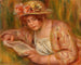 Andre w kapeluszu czytający - Pierre-Auguste Renoir — widok dzieła