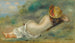 Baigneuse allongée de dos avec un chapeau de paille ou Femme couchée sur l'herbe - Pierre-Auguste Renoir — widok dzieła