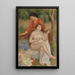 Pływaczka i służąca, La Toilette de la baigneuse - Pierre-Auguste Renoir — oprawiony obraz na ścianie