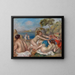 Kąpiel z krabem - Pierre-Auguste Renoir — oprawiony obraz na ścianie