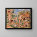 Grupa kąpiących się - Pierre-Auguste Renoir — oprawiony obraz na ścianie