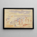 Scena plażowa - Pierre-Auguste Renoir — oprawiony obraz na ścianie