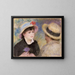 Para w łodzi - Pierre-Auguste Renoir — oprawiony obraz na ścianie