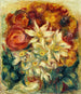 Bukiet narcyzów i róż - Pierre-Auguste Renoir — widok dzieła