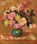 Bukiet róż w wazonie - Pierre-Auguste Renoir — widok dzieła