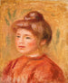 Rzeźba kobiety w czerwieni Buste de femme en rouge - Pierre-Auguste Renoir — widok dzieła
