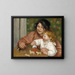 Dziecko z zabawkami, Gabrielle i syn artysty Jean - Pierre-Auguste Renoir — oprawiony obraz na ścianie
