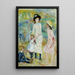 Dzieci na brzegu Guernsey - Pierre-Auguste Renoir — oprawiony obraz na ścianie