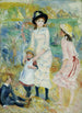 Dzieci na brzegu Guernsey - Pierre-Auguste Renoir — widok dzieła