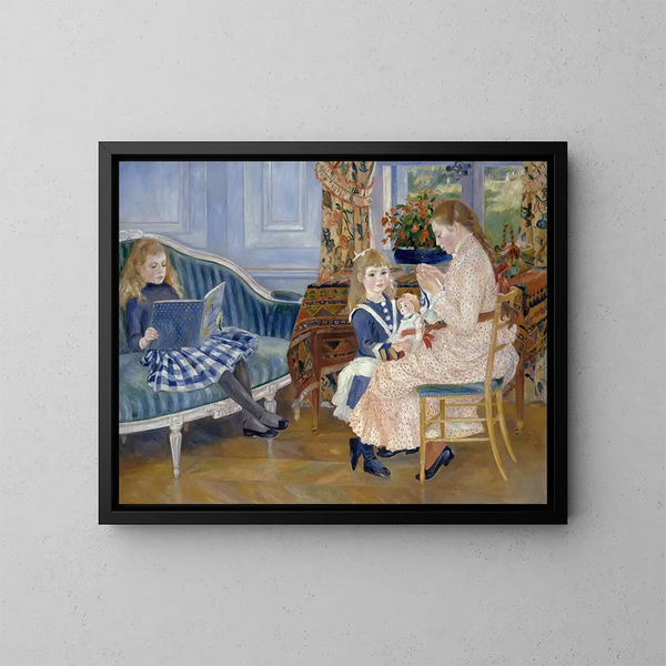 L'Après-midi des enfants à Wargemont - Pierre-Auguste Renoir — oprawiony obraz na ścianie