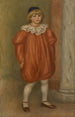 Claude Renoir w kostiumie klauna - Pierre-Auguste Renoir — widok dzieła